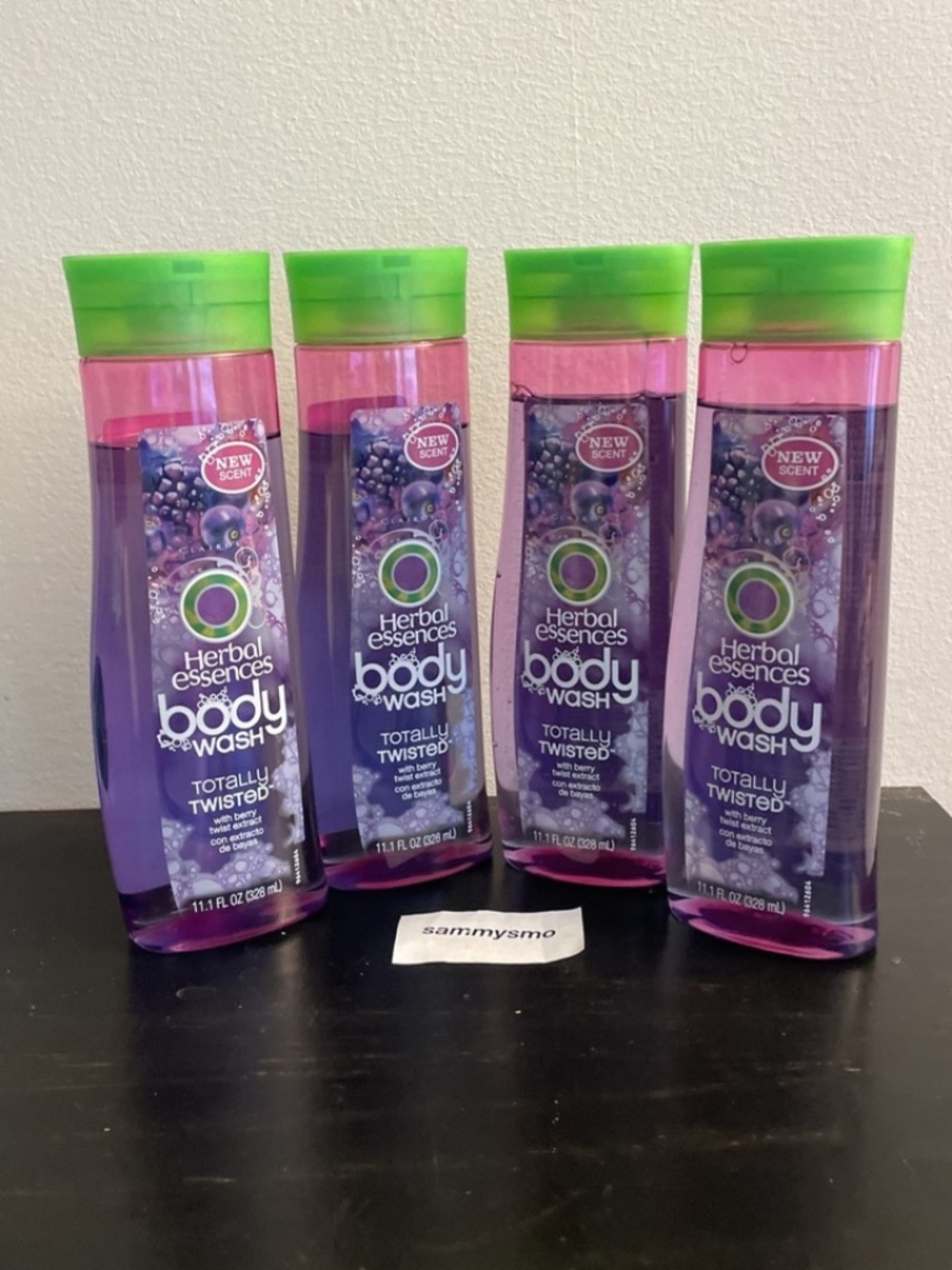 Herbal Essences Totally Twisted Body Wash 11.1 oz with berry extract x4